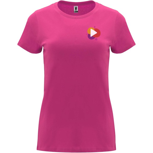 Capri short sleeve women's t-shirt - Rossette / 2XL