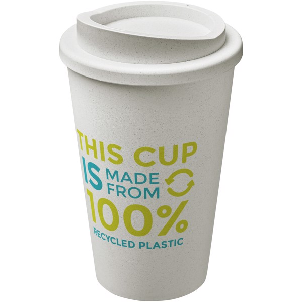 Americano® Taza con aislamiento de 350 ml de material reciclado - Blanco