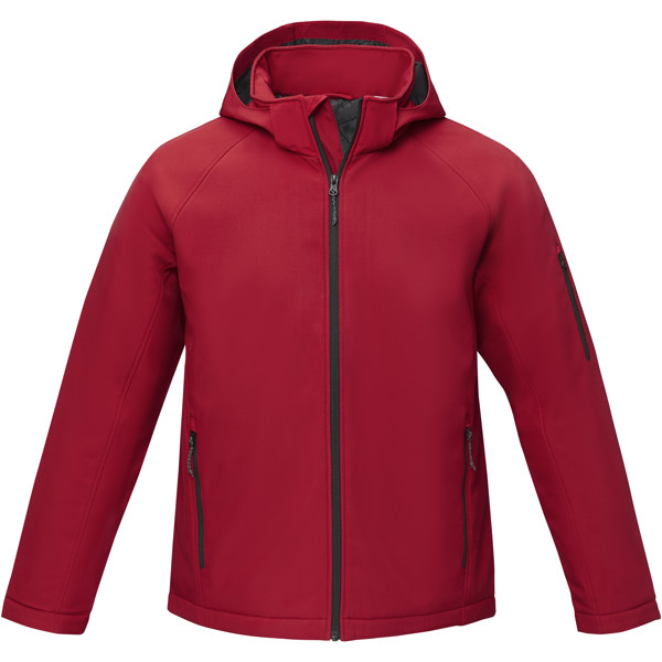 Notus men's padded softshell jacket - Red / 3XL