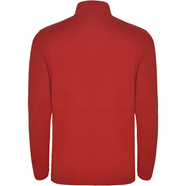 Himalaya men's quarter zip fleece jacket - Red / L