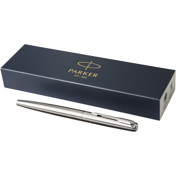 Parker Jotter stainless steel fountain pen (blue ink) - Stainless Steel / Chrome
