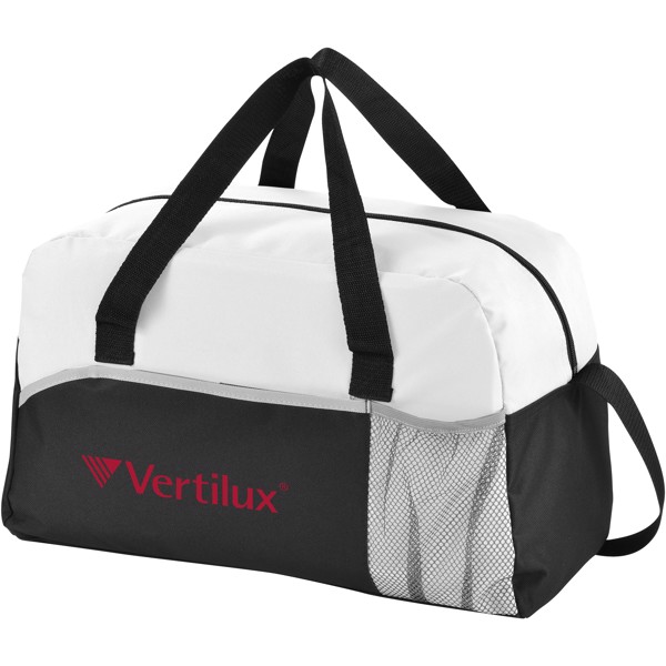Energy duffel bag - Solid black / White