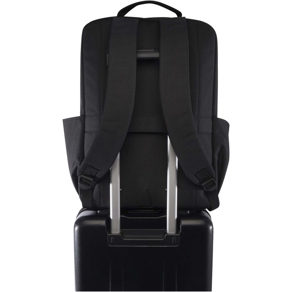 Libra 15” GRS recycled laptop backpack 15L - Heather Charcoal