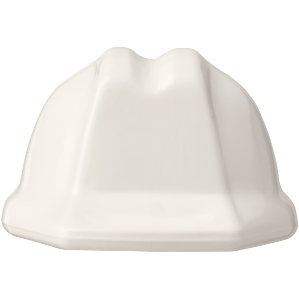 Kolt hard hat-shaped recycled keychain - White