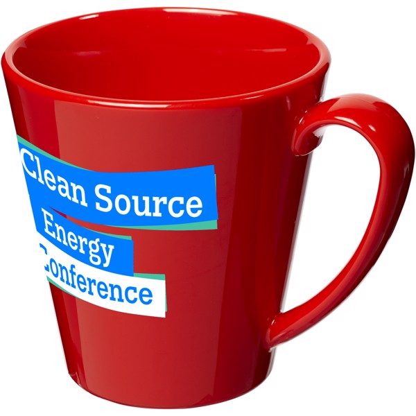 Supreme 350 ml plastic mug - Red