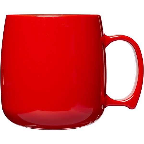 Plastový hrnek Classic 300 ml - Červená s efektem námrazy