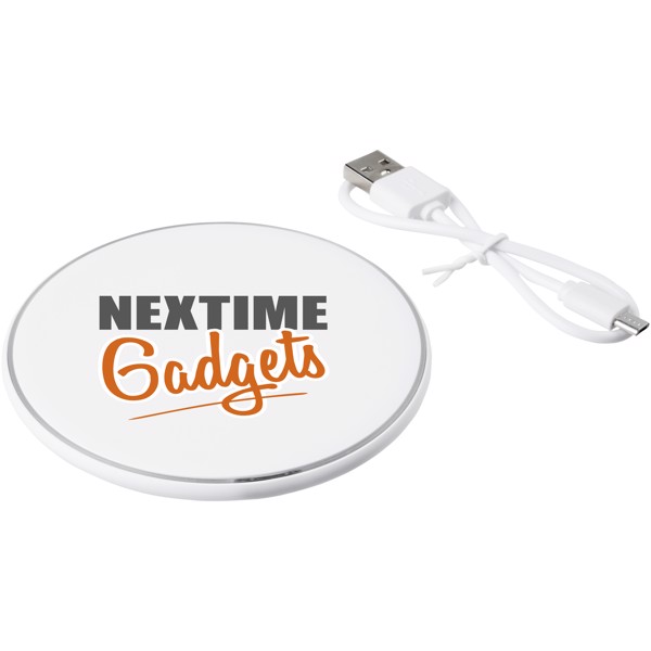 Lean 5W wireless charging pad - White