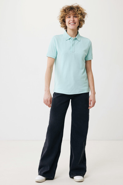 IQONIQ Yosemite recycled cotton pique polo - Crushed Mint / L