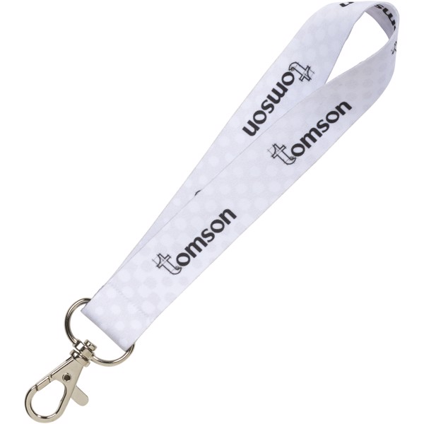 Lanyard sublimación - 2 caras "Minik" - Blanco / 25mm