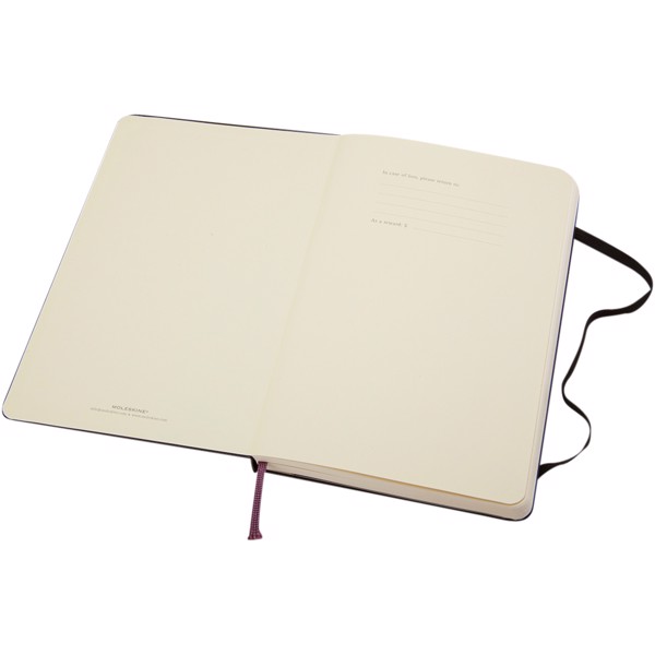 Classic PK hard cover notebook - dotted - Solid black
