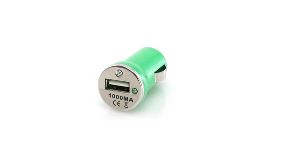 USB Car Charger Hikal - White