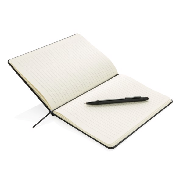 Standard hardcover A5 notebook with stylus pen