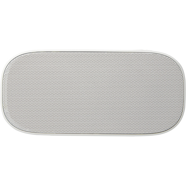 Stark 2.0 5W recycled plastic IPX5 Bluetooth® speaker - White
