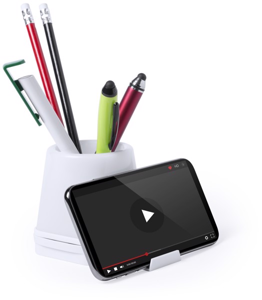 USB Hub Pencil Holder Belind