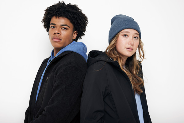 IQONIQ Diran recycled polyester pile fleece jacket - Black / XL