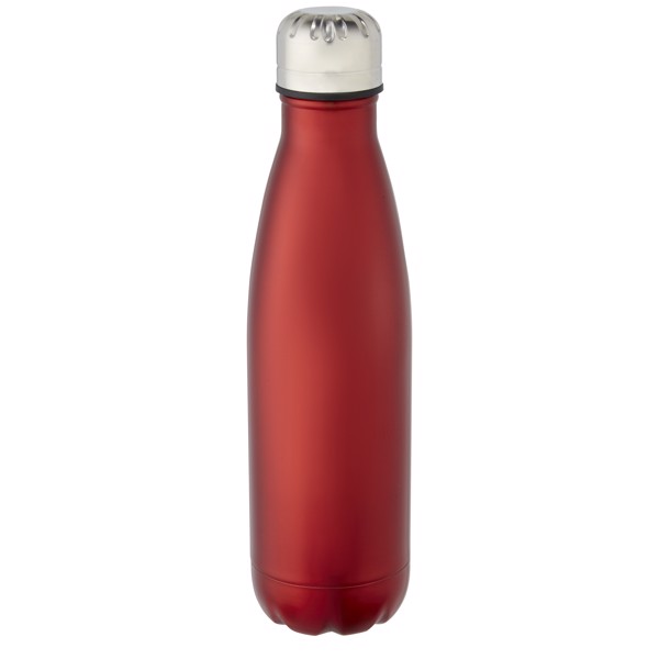 Nerezová termo láhev o objemu 500 ml s vakuovou izolací Cove - Červená s efektem námrazy
