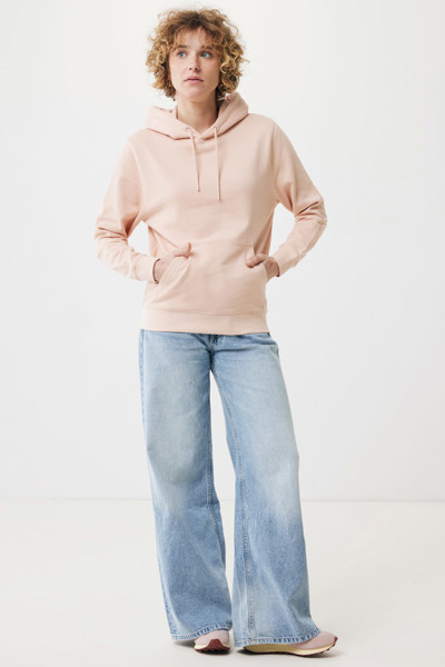 IQONIQ Rila lightweight recycled cotton hoodie - Peach Nectar / XS
