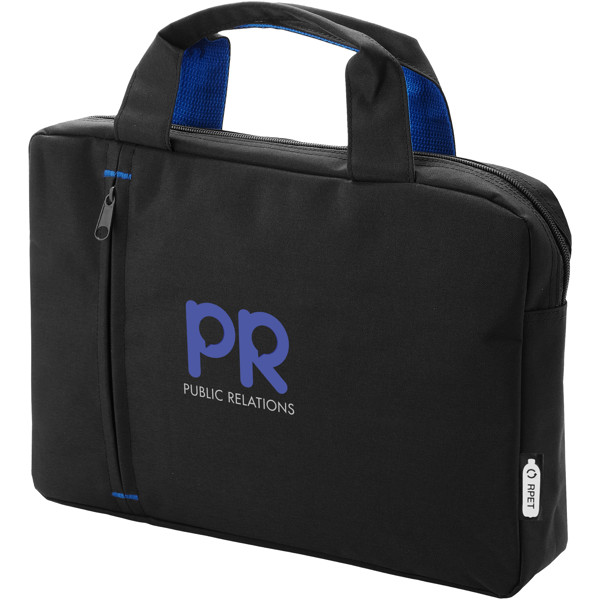 Detroit RPET conference bag 4L - Royal Blue / Black