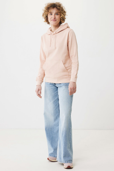 IQONIQ Rila lightweight recycled cotton hoodie - Peach Nectar / XS