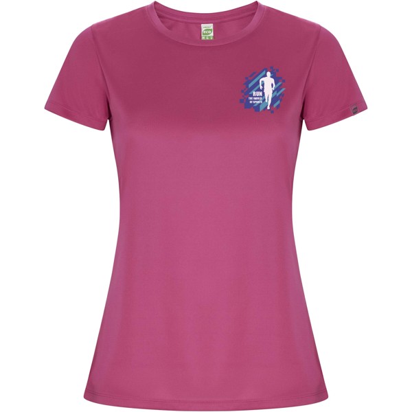 Imola short sleeve women's sports t-shirt - Rossette / S