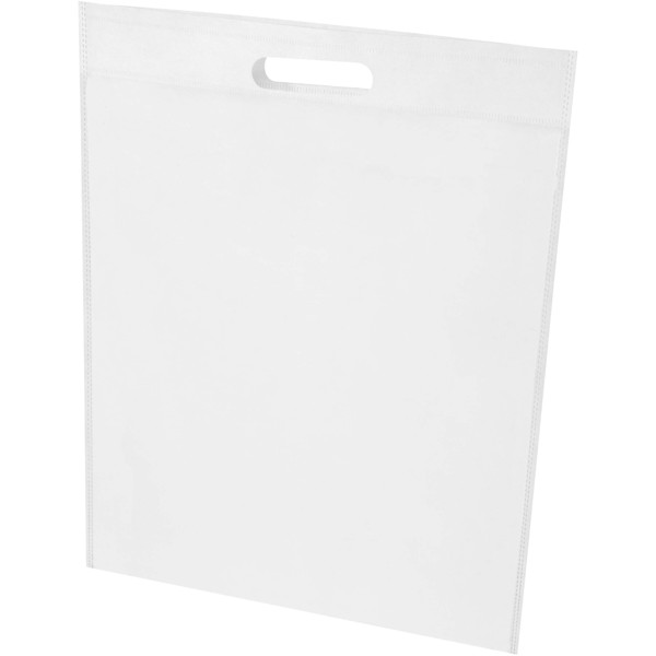 EcoSeal GRS recycled nonwoven tote bag 5L - White