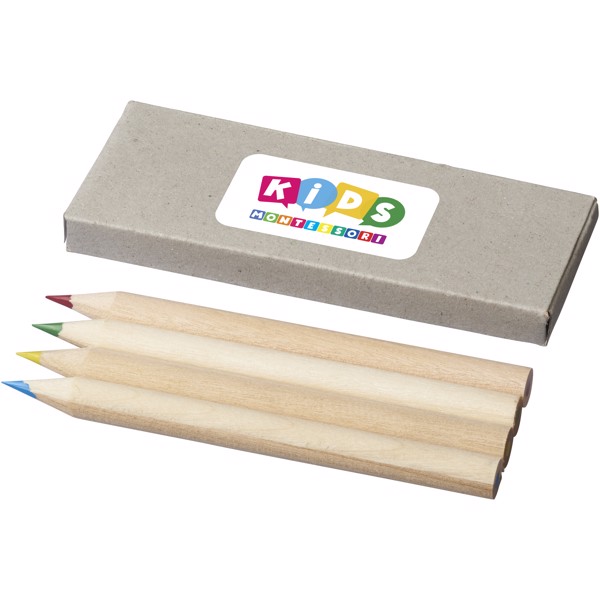 Set de 4 lápices de colores "Tullik"