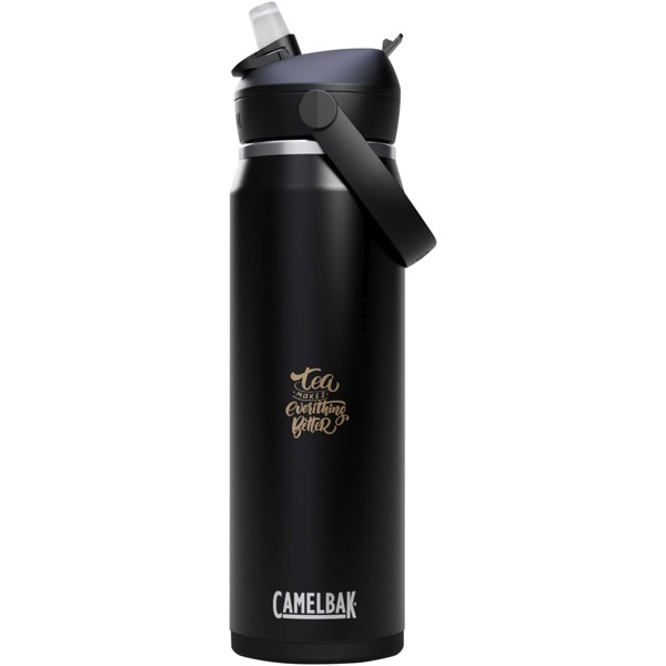 Camelbak® Thrive Flip VSS 740 ml vacuum insulated stainless steel water bottle with flip straw - Black