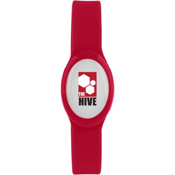 Pulsera con luz LED multicolor "Tico" - Rojo