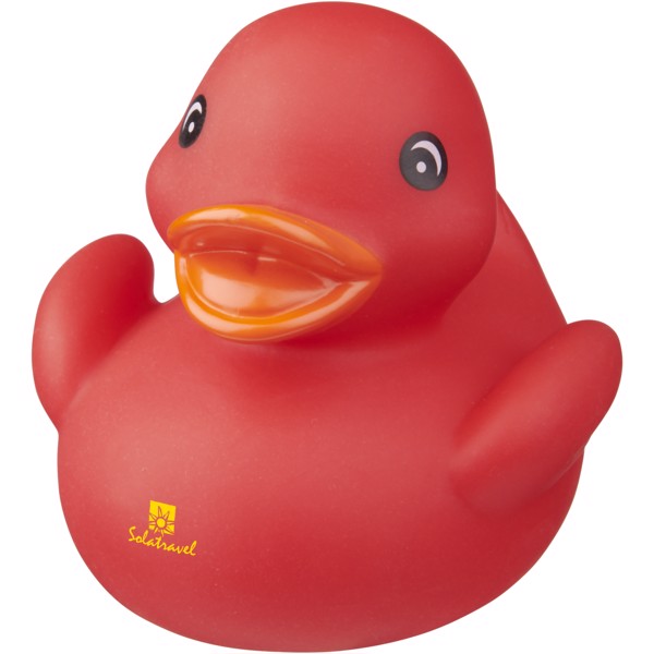 Pato de goma flotante "Affie" - Rojo