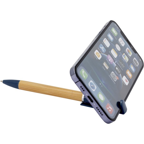 Delfina phone holder pen (blue ink) - Ocean Blue