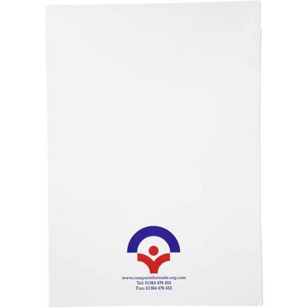 Essential conference pack A4 notepad and pen - White / Red