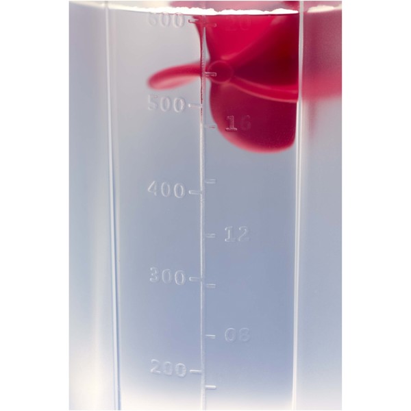 Forza 700 ml sport bottle with shaker ball - Red