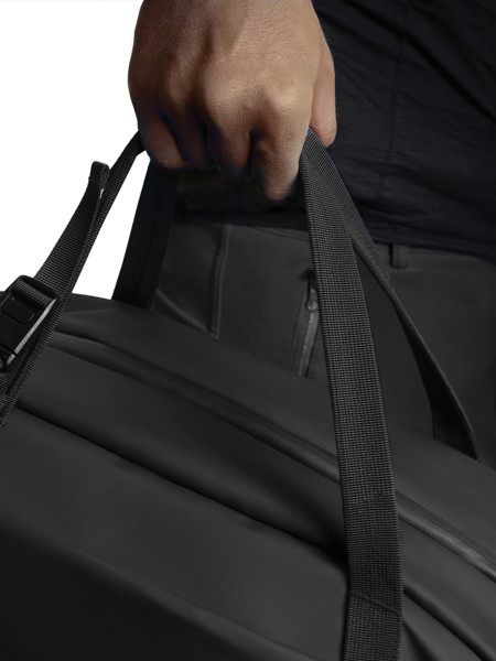 Urban Water Resistant Weekend Bag - Black / Grey
