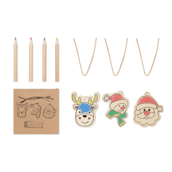 Drawing wooden ornaments set Funcool