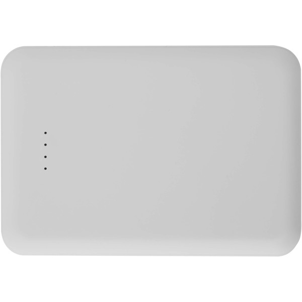 Asama 5000 mAh Type-C recycled plastic power bank - White