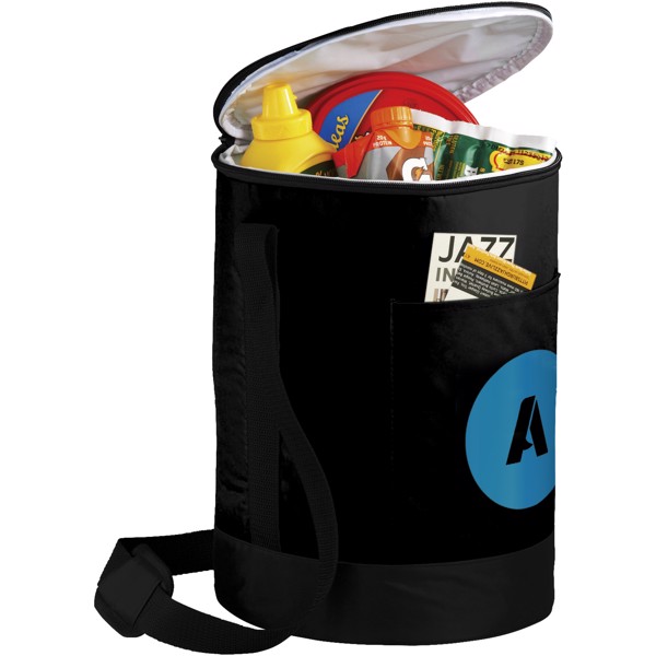 Válcová termotaška Bucco - Černá / Černá