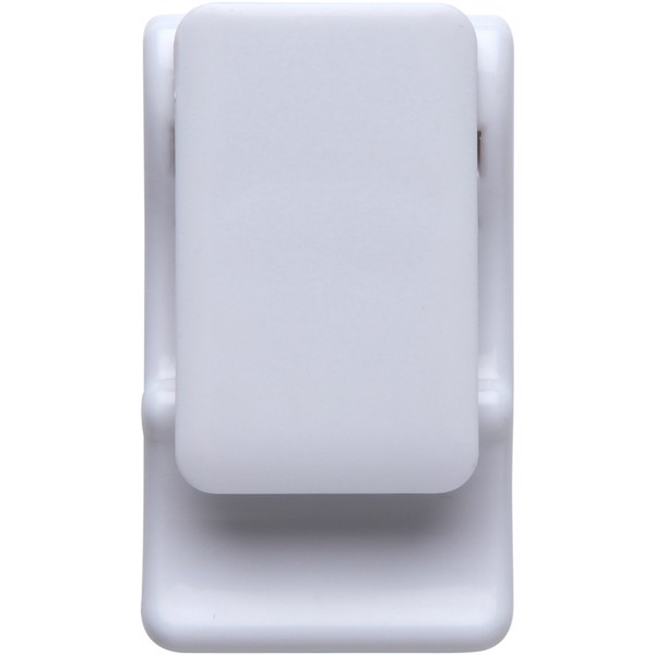Prone phone stand and holder - White