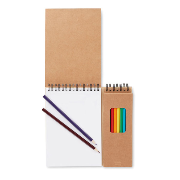 Colouring set with notepad Colopad