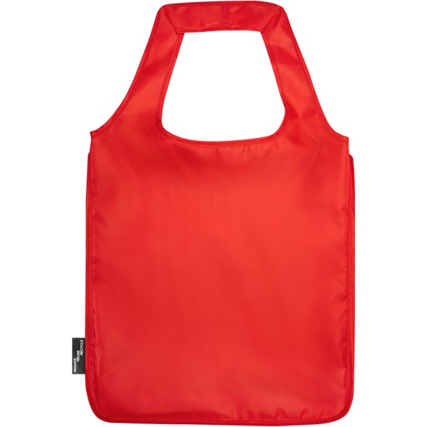 Ash RPET large foldable tote bag 14L - Red