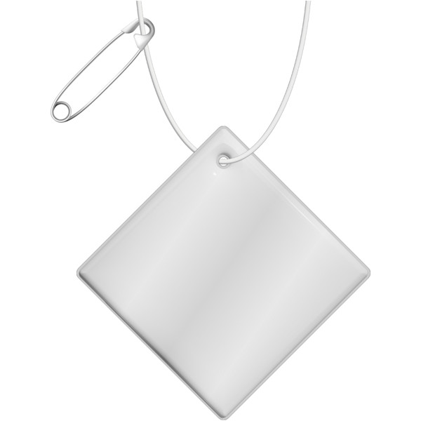 RFX™ H-20 diamond reflective PVC hanger large - White