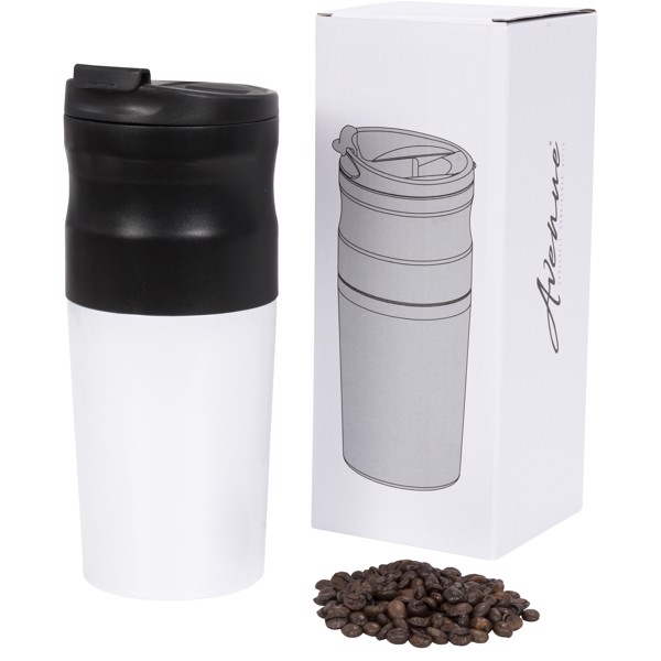 Cafetera eléctrica portátil con molinillo "Brew"