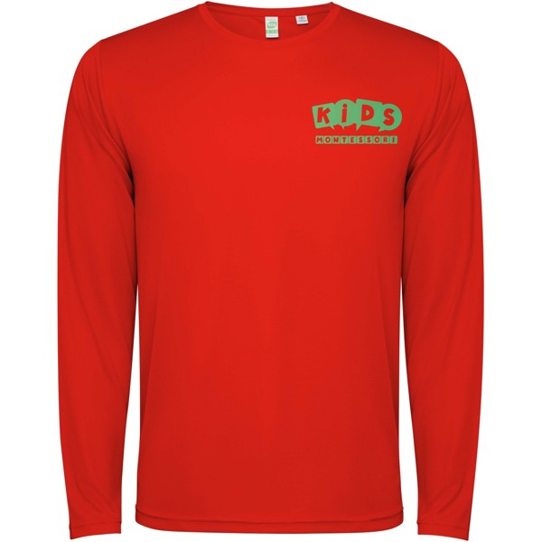 Estoril long sleeve kids t-shirt - Red / 8