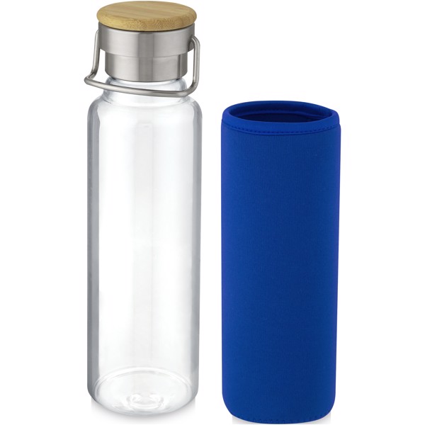 Thor 660 ml glass bottle with neoprene sleeve - Blue
