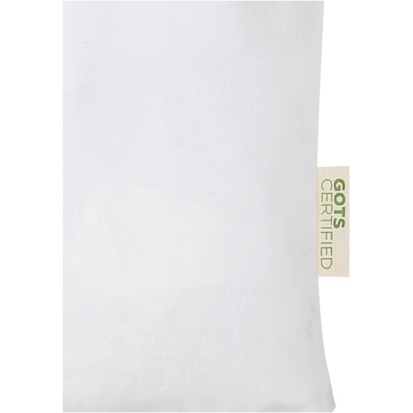 Orissa 140 g/m² organic cotton tote bag 7L - White
