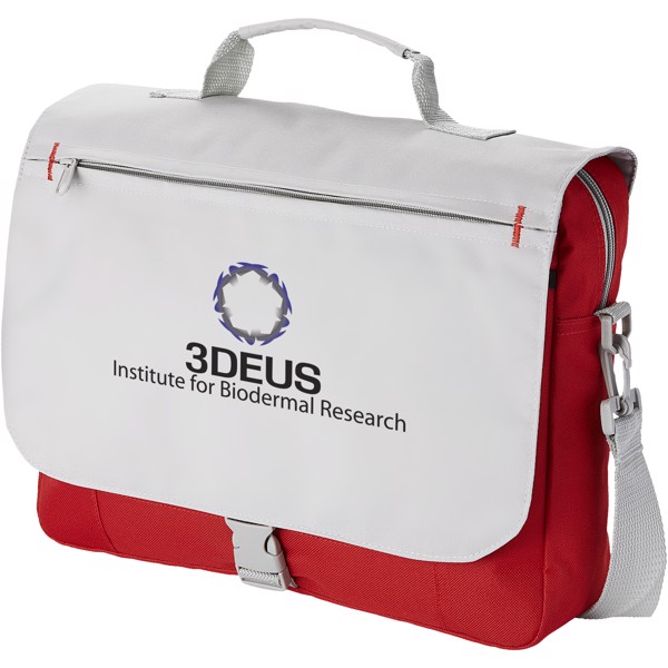 Konferenční taška Pittsburgh - Červená s efektem námrazy / Větle šedá