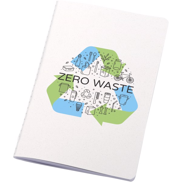 Fabia crush paper cover notebook - White