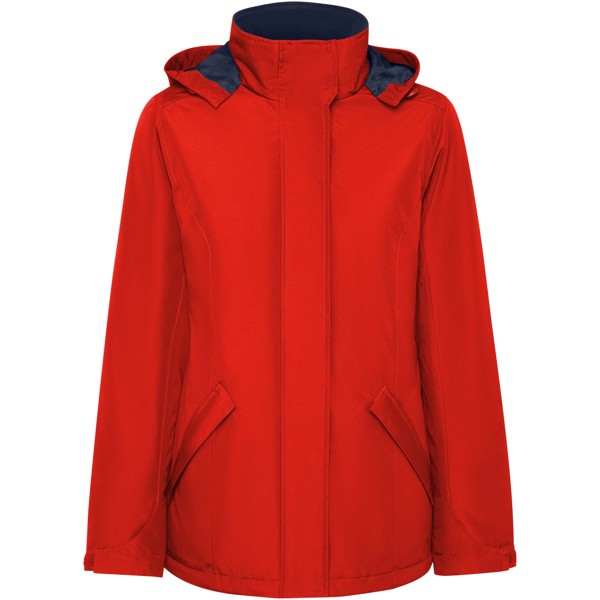 America women's padded parka jacket - Red / roly-M