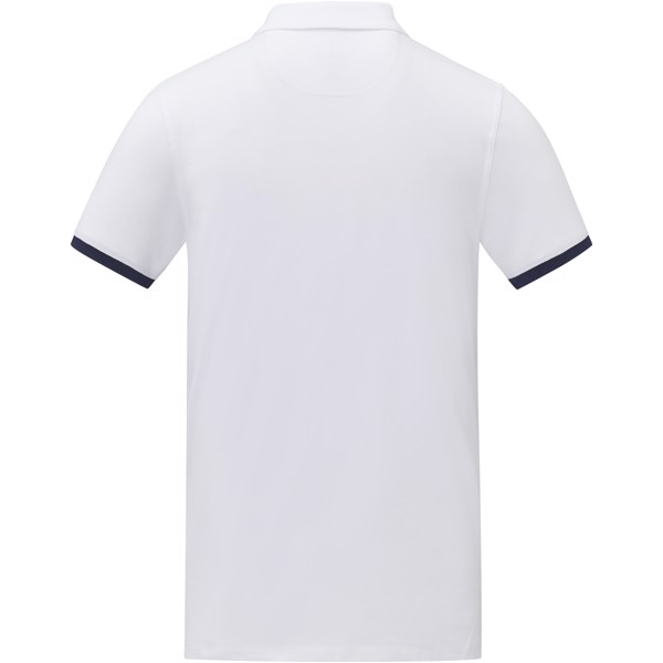 Morgan short sleeve men's duotone polo - White / XS