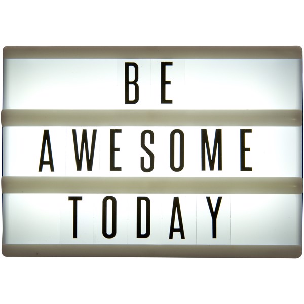 Cinema decorative lightbox medium