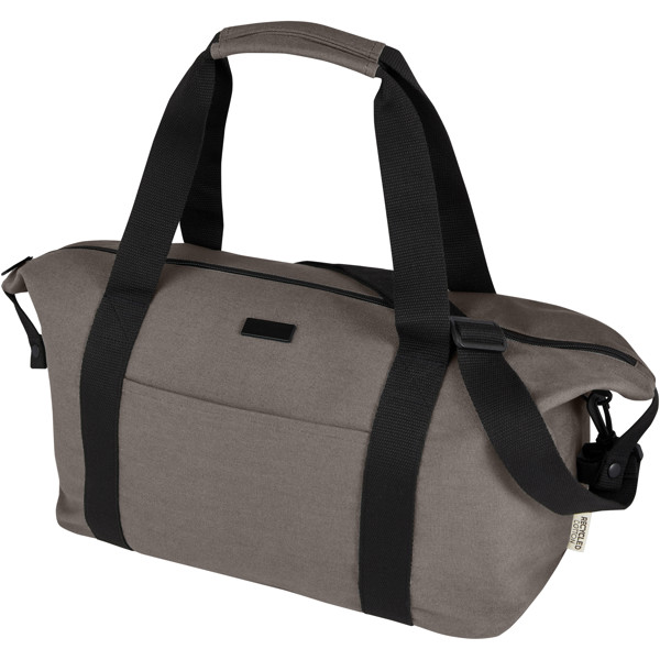 Joey GRS recycled canvas sports duffel bag 25L - Grey
